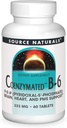 Source Naturals Coenzym B- 6, fremmer et sundt nervesystem *, 333mg - 60 tabletter