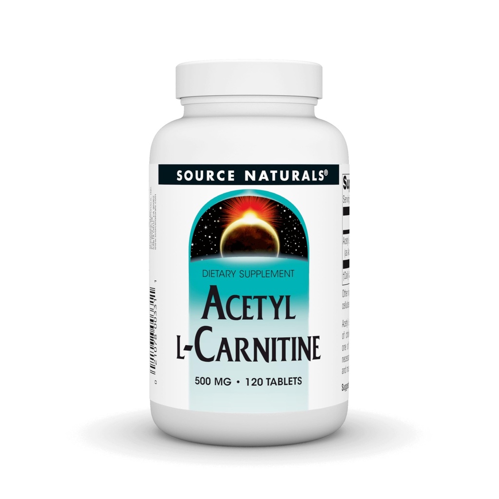 Kilde Naturals Acetyl L- Carnitin 500 Mg Tablet, 120 Tæl