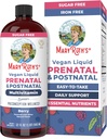 MaryRuth Organics Postnatal & Prenatal Vitamins for Women | Sugar Free | Womens Multivitamin for Pre-Conception, Pregnancy & Nursing | Ginger | Selenium | Folate | Vegan | Non-GMO | Gluten Free | 32oz