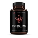 ACEWORKZ Organic Berberine HCL Supplement 1200mg - Supports Healthy Blood Sugar Levels and Metabolism - BioPerine® Enhanced Absorption (60 Capsules)