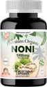 Dr.K & C HNHusa Premium Organic Noni 1000 mg 120 Veggie kapsler Kraftig Pure Antioxidants Support immunsystem Samlet sundhed Morinda Citrifolia Extract Vegan Non GMO Ingen Filler Kosttilskud