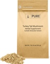 PURE ORIGINALSKE INGREDIENSER Tyrkiet Tail Mushroom Powder (1lb) Trametes Versicolor, Coriolus Versicolor, Non- GMO
