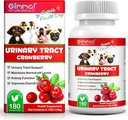 Cranberry for Dogs, 180P Cranberry Urinary Tablets for Dogs - Supports Bladder Infection, Urinary Tract, Bladder Stone & Dog UTI, Pet Supplement Treats for Dogs, Chicken Flavor - 180P Chewable Tablets
