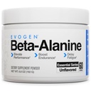 Evogen Beta- Alanine - Performance Enhancer - 124; Boost Endurance, Delay Træthed - 124; Unflavored