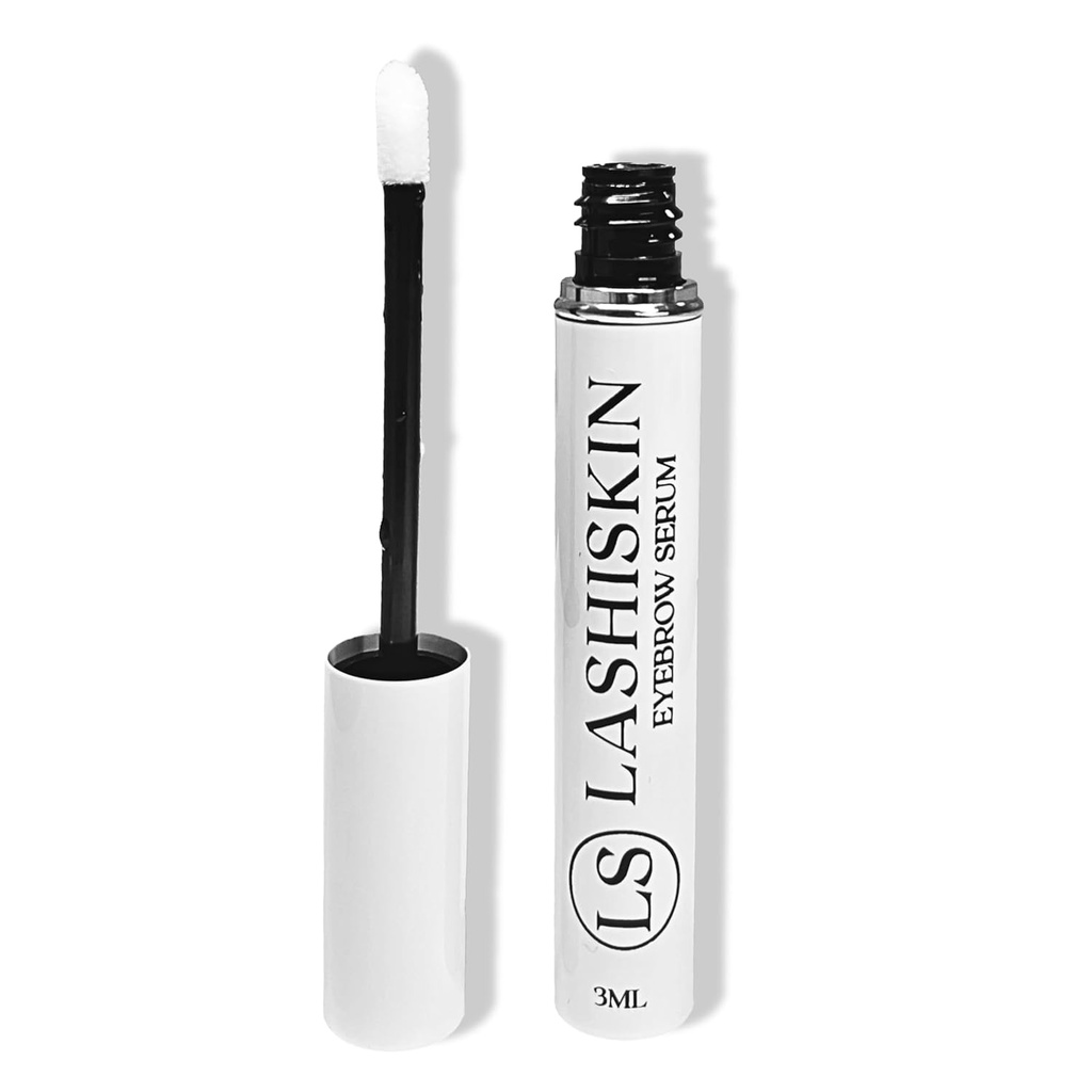 Eyebrow Growth Serum - Enhances Thicker Brows in 2-4 Weeks | For Thin, Patchy & Over-Tweezed Brows - Fast Absorbing | Grows Brows Faster, Longer & Fuller - (3mL)