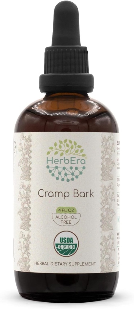 HerbEra Cramp Bark B120 USDA Organic Tincture