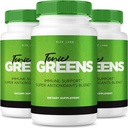 (3 Pack) Tonic Green Kapsler, Tonic Green Immunsupport Pills Advanced Formel Supplement, TonicGreen Powder Review (180 Kapsler)