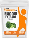 BulkSupplements.com Broccoli Extract Powder - from Broccoli Florets, Sulforaphane Supplement - Vegan & Gluten Free, 500mg per Serving, 1kg (2.2 lbs) (Pack of 1)