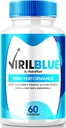 VirilBlue Kapsler til mænd, Viril Blue Mand Supplement, All- Natural Formel til støtte ydeevne og tillid, Premium Nutrition for total sundhed, officielle piller anmeldelse (60 kapsler)