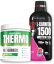 PROSUPPS Thermo Fat Burning Thermogen Powder Spicy Rita og 1500 L- Carnitin Berry - Vægt Management og Pre Workout - Energi, Mood, Appetite Control -