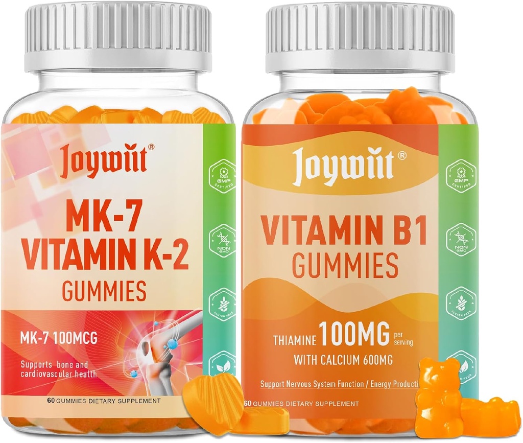 Vitamin B1 Gummier og Vitamin K2 MK7 Gummier
