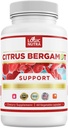 Citrus Bergamot Complex 1000mg Servering (2 Caps) - Indeholder Citrus Bergamonte Extract 10: 1 - Citrus Bergamia Patenteret Blend - Vegan og ikke-GMO - 60 Kapsler