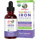 MaryRuth Organics Iron Supplement for Toddlers against 124; Flydende Iron Supplement for Children Age 1-3 - 124; Iron Supplement for Iron Dificiency - 124; Ferrochel - 124; Sugar Free - 124; Vegan - 124; Non- GMO - 124; Gluten Free - 124; 2 Fl Oz