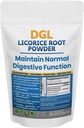DGL Lakrids Supplement: Understøtter fordøjelsessygdomme, Gut Lining Support, DGL Powder for Wellness, Lakrids Root Extract Powder, 140 serv.