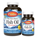 Carlson - Den mest fine fiskeolie, 700 mg Omega- 3 'ere, Norwegian, Sustainable Sourced, Lemon, 150 Greve