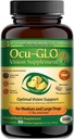 Ocu- GLO PB Vision Supplement for Medium & Large Dogs - Nem at administrere Powder Blend med Lutein, Omega-3 Fedtsyrer, Grape Seed Extract & Antioxidants to Promote Eye Health, 90ct Powder Capsules