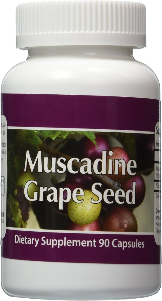 Muscadine Grape Seed 90 Count Flaske