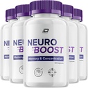 Neuro Boost Focus Supplement, Neuro Boost IQ hukommelse fokus og kognitiv support, Neuro Booster piller Nootrop, NeuroBoost til Boost hukommelse, Neuro Boost Vitamin Anmeldelser (5 pakke - 300 kapsler)