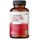 Futurebiotika Antarktis Krill Oil 2000mg med Astaxanthin, Omega- 3s EPA, DHA og Phospholipider - 100% Pure Premium Krill Oil Heavy Metal Testet, Non GMO - 250 Softgels