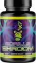 Gorilla Mind Shroom Nootrop Mushroom Supplement (6700mg) - 270 Kapsler / Inkluderer Lions Mane, Cordyceps, Reishi, Maitake / Øget energi immunmodulering, Forbedret kognitiv funktionsmåde