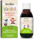 HERBION Naturals Vitality Supplement for børn, fremmer vækst og appetit, Relieves Træthed, Forbedrer mental & fysisk ydeevne, for børn 1 år og derover, 5 Fl Oz (pakke med 1)