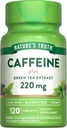 Nature 's Truth Koffein Pills against 124; 220mg against 124; 120 Greve Tea Extract 124; Vegan, Non- GMO & Gluten Free Supplement