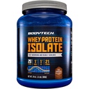 BODYTECH Whey Protein Isolate Powder - 25 gram protein per servering, Ideel til post- workout muskel bygning og vækst, Rich Chokolade Flavor, Indeholder mælk & soja (1,5 pound / 21 Servering)