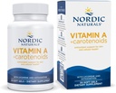 Nordic Naturals Vitamin A + Carotenoider, Unflavored - 30 Soft Gels - Lycopene & Astaxanthin - Understøtter hud, Cellular Health - non-GMO - 30 Serveringer