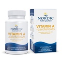 Nordic Naturals Vitamin A + Carotenoider, Unflavored - 30 Soft Gels - Lycopene & Astaxanthin - Understøtter hud, Cellular Health - non-GMO - 30 Serveringer