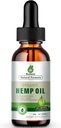 Hamp Oil Organic Premium - Maksimal styrke - 100% Natural Hamp Drops Tinktur - Hamp Olier med Vegan