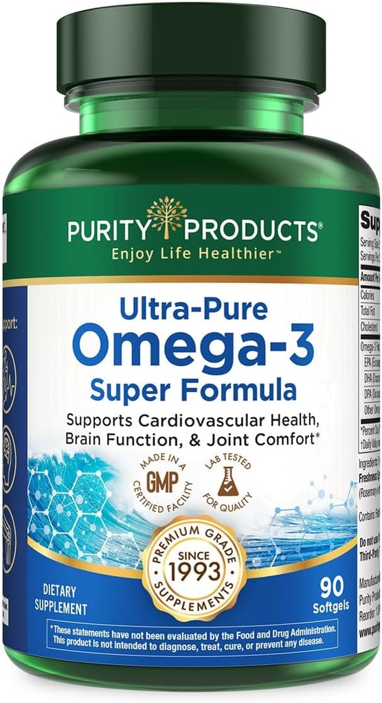 Renhed Produkter - Ultra Pure Omega 3 Super Formel 90 Softgels