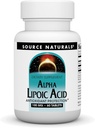 Source Naturals Alpha Lipoic Acid Understøtter sund sukkermetabolisme, leverfunktion og energidannelse * - 100 mg - 60 tabletter