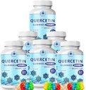 Quercetin Gummies - Quercetin with Bromelain Vitamin C + Zinc Vitamin D3 – Chewable Quercetin 900mg Supplements - Quercetin for Kids and Adults (6)