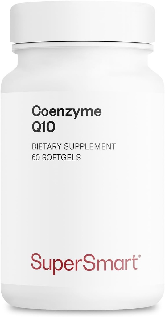 Supersmart - Co- Enzyme Q10 (CoQ10) 90mg per dag - Ubiquinol tillæg med tocopheroler & E-vitamin