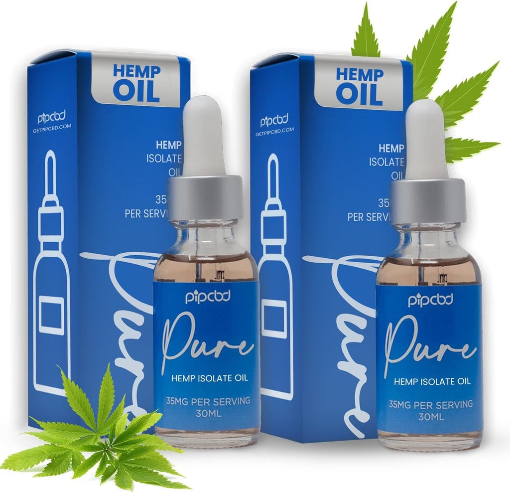 Ren Hamp Isolere O il - Økologisk Hamp Olie med kokos Olie til daglig Wellness Support - Vegan, Gluten- Free, Lab- Testede Formel