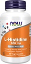 NU Kosttilskud, L- histidin 600 mg, essentiel aminosyre, kritisk for normal hjernefunktion *, immunsystem support *, 60 Veg kapsler