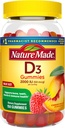 Nature Made Vitamin D3, 150 Gummies, D-vitamin 2000 IE (50 mcg), D-vitamin Gummies For voksne hjælper støtte immunforsvar, stærke knogler og tænder, & Muskelfunktion, 250% af daglig værdi for D-vitamin