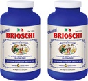 Brioschi Italiensk Lemon Flavored Effervescent Heartburn, Upset Mave, Syre fordøjelsesbesvær, 8, 5 oz flaske (Pack of 2)