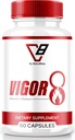 NutraRize Vigor 8 for mænd, Vigor 8 Pills Male Enhancing Formel, Vigor otte supplement kapsler Test Boost, Vigor8 Stamina Booster Anmeldelser Horny Geat Weed Tongkat Ali (60 Kapsler)