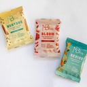 Happy Hormone Bars l Protein Cycle Syncing Bars med Organic Ingefær l Promodes Hormone Balance l Understøtter Fertilitet, Egg kvalitet, PMS & Sperm Sundhed (28 pack, Cycle Sync Stack (5 chai krydderi, 9 cherry berry, 14 nutty cacaao))