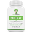 VitaMonk FenuTrax ™ Fenugreek Extract Powerful 50% Fenugreek Seed Extract Standardiseret for fenuside - High Furostanol Glycosid og Saponin Indhold Når sammenlignet med Testofen - 60 kapsler