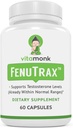 VitaMonk FenuTrax ™ Fenugreek Extract Powerful 50% Fenugreek Seed Extract Standardiseret for fenuside - High Furostanol Glycosid og Saponin Indhold Når sammenlignet med Testofen - 60 kapsler