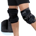 REVIX Ice Packs til Knee Afslapning, Genanvendelige Gel Ice Wraps med koldt kompression for forbedret fleksibilitet og inddrivelse, Plush Cover og Long- Lasting Cold, Et sæt af to, sort