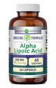 Amazing Formulas Alpha Lipoic Acid MSD 124; 200 Mg Supplement MSD 124; Kapsler MSD 124; Non- GMO MSD 124; Gluten- Free MSD 124; Made in USA (1 Pack, 60)