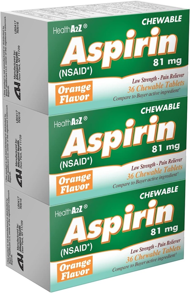 HealthA2Z ® Aspirin 81mg