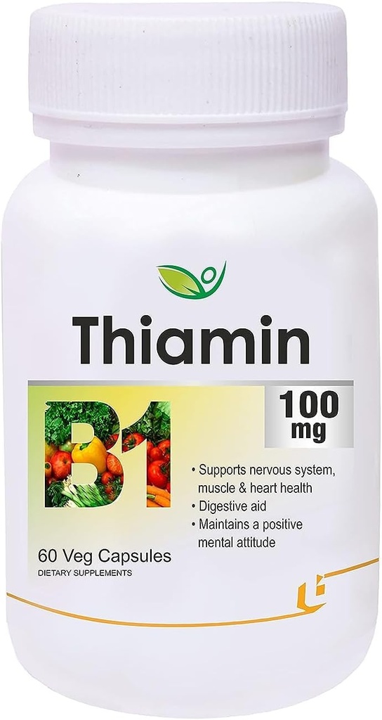 Generic Pub Thiamin (Vitamin B1) - 60 Veg Capsules