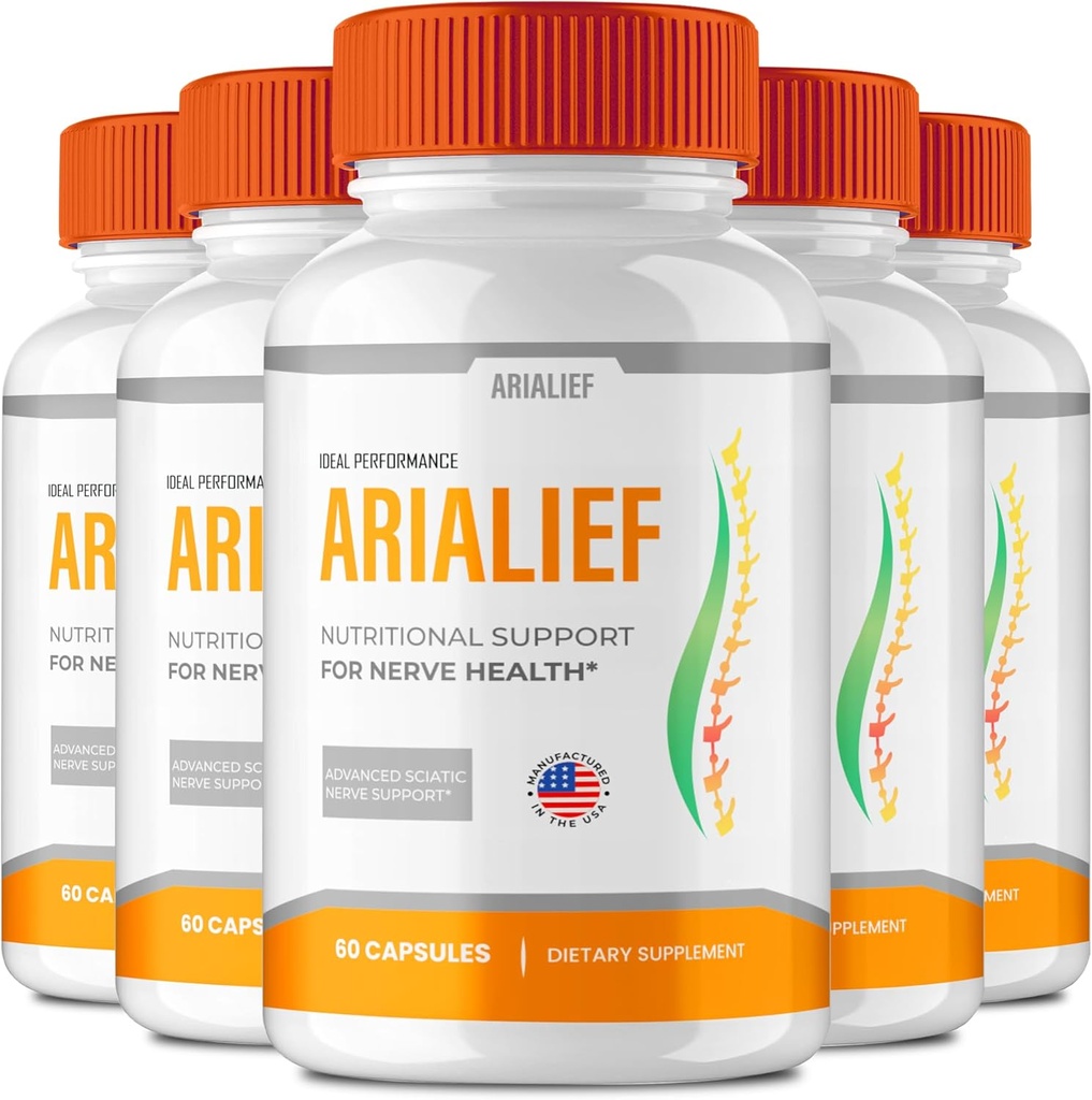 Arialief kapsler til neuropati, Arialief til neuropati, Arialief primepalm til neuropati & Sciatica, Arialief Primepalm supplement piller, Arialief Vitamin Anmeldelser (5 Pack)