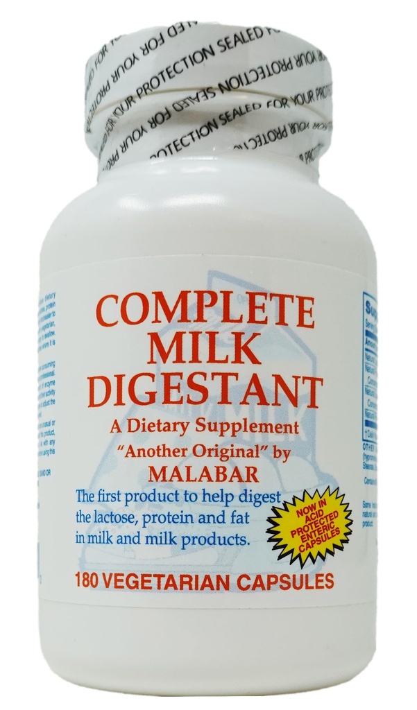 Malabar Complete Milk Digestant, 180 greve