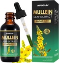 Mullein Drops til Lungs - Lung Cleanse - Leaf Extract - Urtetilskud - Kraftfuld Mullein til immunforsvar, Detox & Respiratory Support - 2 fl oz