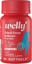 Welly Remedies Medicine 124; OTC Pain & Fever Reliever: Ibuprofen Medicine Relief / Fever Reducer Medicine with Proven Active Ingredients